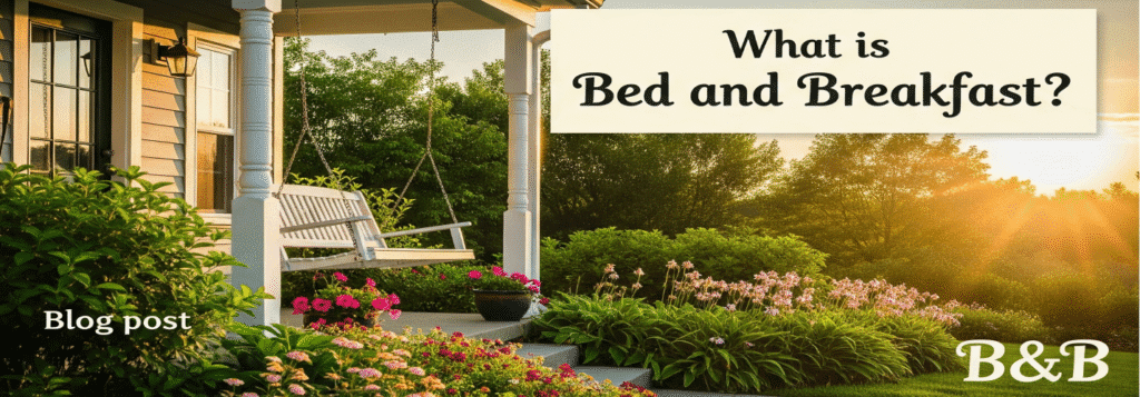Bed and Breakfast or Boutique Hotel